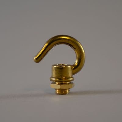 10mm Male Hook with Brass Nut