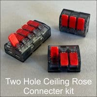 300mm Ceiling Rose Bar - Antique Nickel