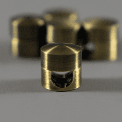 Aluminium Cable Guide Antique Brass Plated