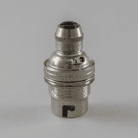 B22 Vintage Bayonet socket  - Nickel (with Shade Holder)