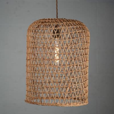 Bittern - rattan ceiling pendant 31cm Diameter