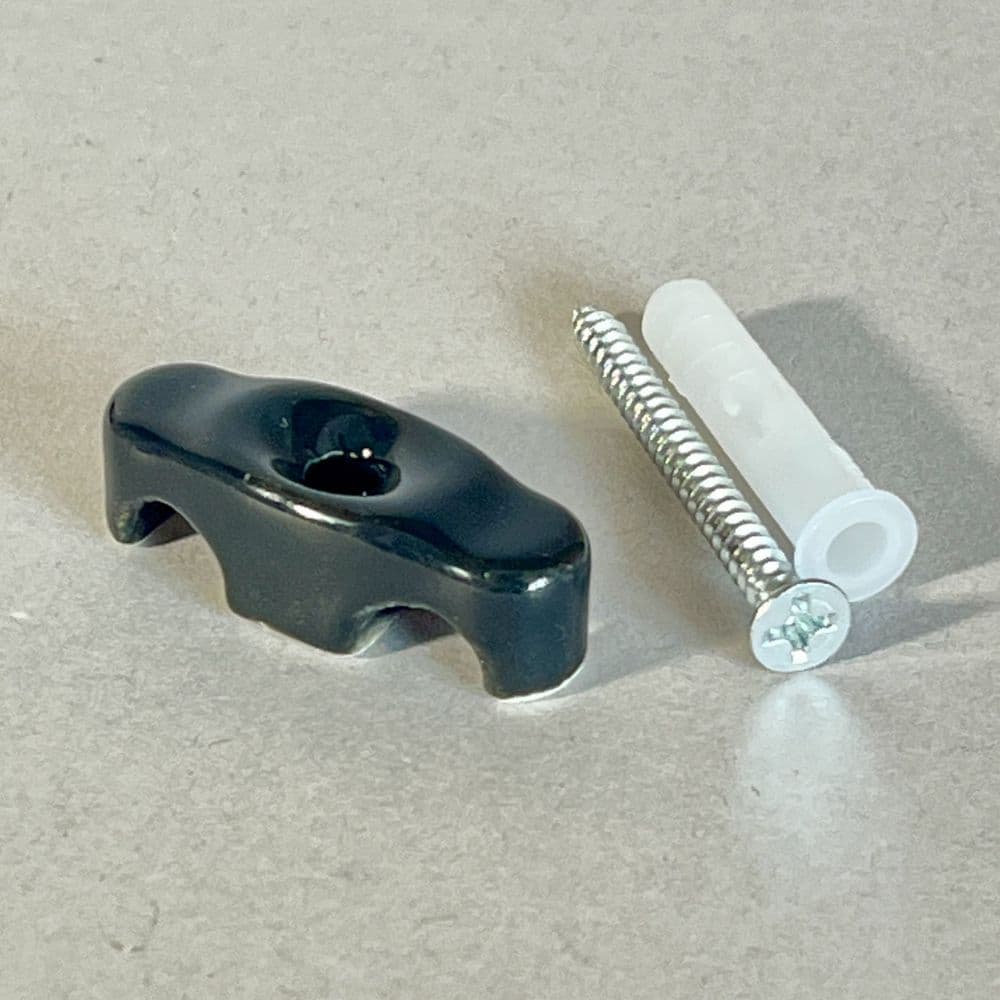 BLACK Double Porcelain Guide for Round Cable
