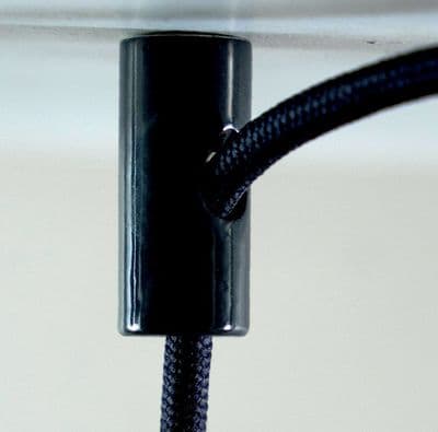 BLACK Porcelain Cable Decentraliser