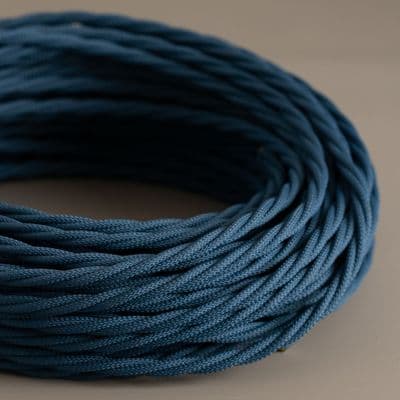 BLUE NOTTE  Braided Fabric Lighting Cable MATT