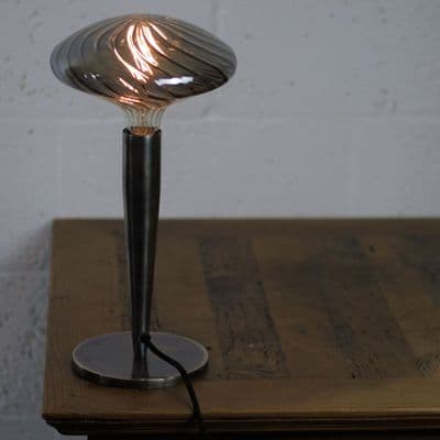 Bordeaux Bare Bulb Table Lamp - Antique Nickel