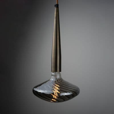 Bordeaux Single Ceiling  Pendant - Antique Brass