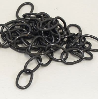 Brass Oval Lighting Chain Large - Gun Metal finish