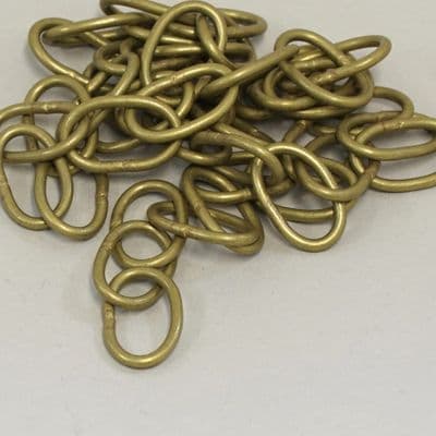 Brass Oval Lighting Chain Large - Soft Gold finish