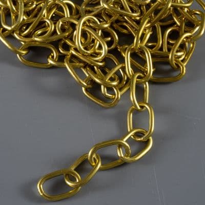 Brass Oval Lighting Chain Small - Natural Brass finish