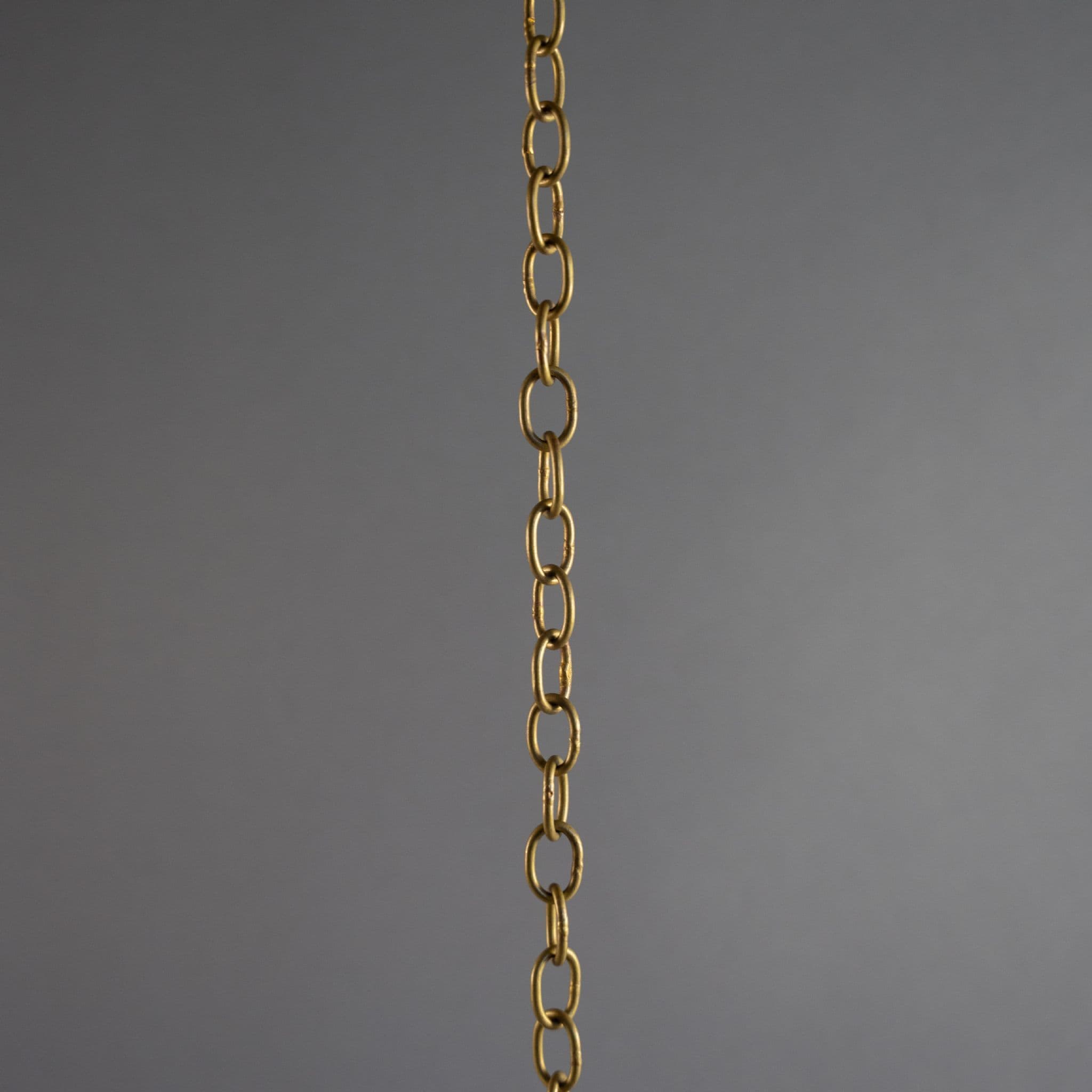 Brass Oval Lighting Chain Small - Soft Gold finish