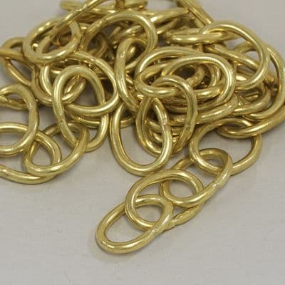 Brass Oval Lighting Chain X Large - Natural Brass finish