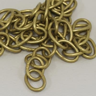 Brass Oval Lighting Chain X Large - Soft Gold  finish