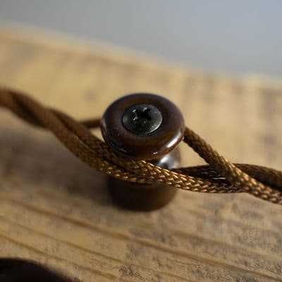 BROWN Porcelain Guide for Braided Cable