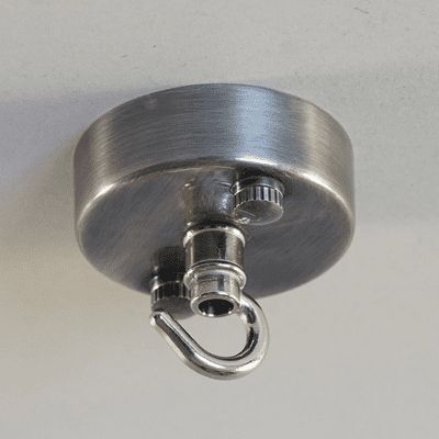 Ceiling Rose with Hook - Small - Antique Nickel