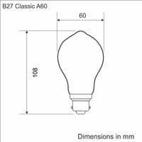 Classic LED  B22 Quad