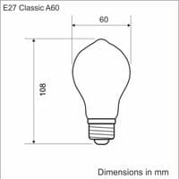 Classic LED E27  Quad Loop Bulk Discount