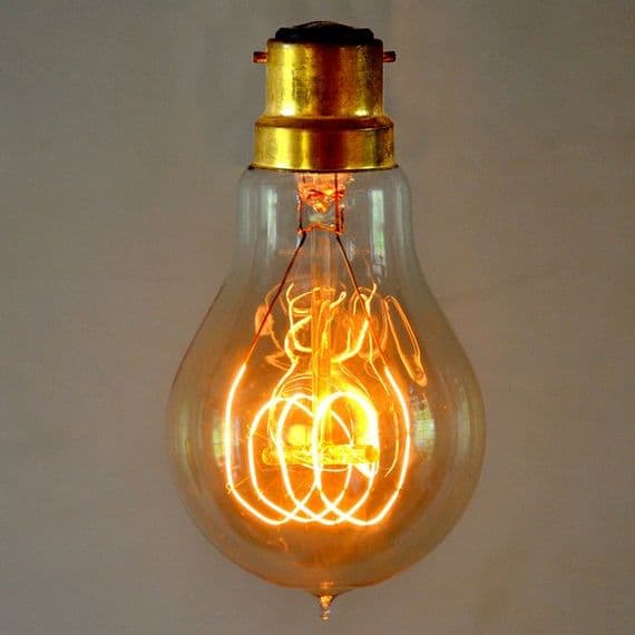 Vintage filament edison light bulb