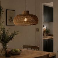 Cley - rattan ceiling pendant 45cm Diameter, Height 24cm