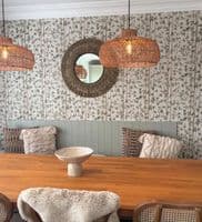 Cley - rattan ceiling pendant 45cm Diameter, Height 24cm