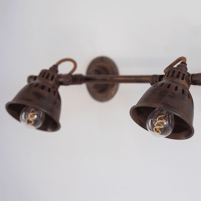 Double Spot on bar- Blackened Rust