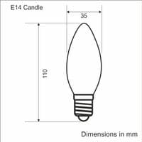 E14 Chandelier Candle Bulk Discount