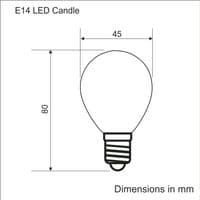 E14 Chandelier Globe Bulk Discount