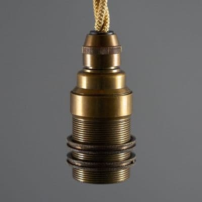 E14 Socket - Old English (With Shade Holder)