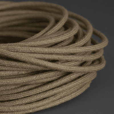 FINEST JUTE Fabric Lighting Cable
