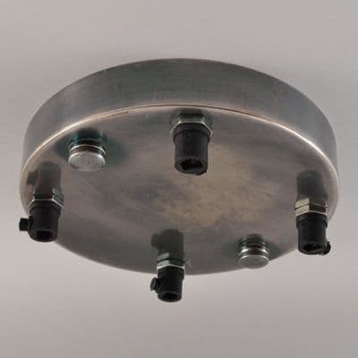 Four Cable  Ceiling Rose - Antique Nickel
