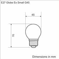 Globe Extra Small LED E27 Quad