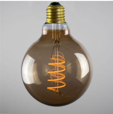 Globe Medium LED E27  Smoke