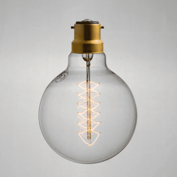 Vintage filament edison light bulb