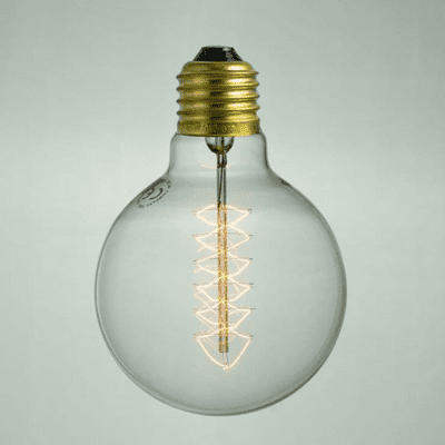 Globe Medium Spiral E27 40W