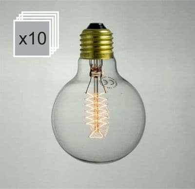 Globe Small Spiral E27 40W - Bulk Discount