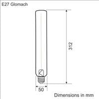 Glomach Titanium LED E27 Tube
