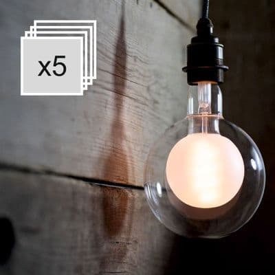 Gobi Fusion Large Globe E27 - Frost - Bulk Discount