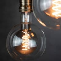 Gobi Fusion Large Globe E27 - Iron