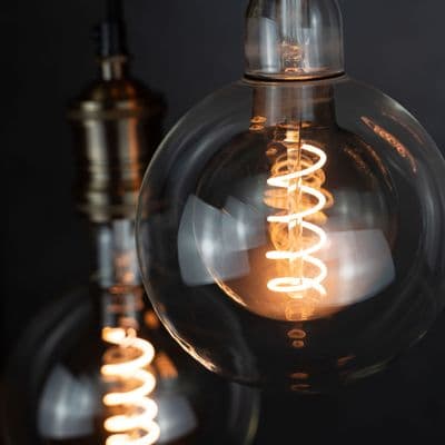 Gobi Fusion Large Globe E27 - Iron