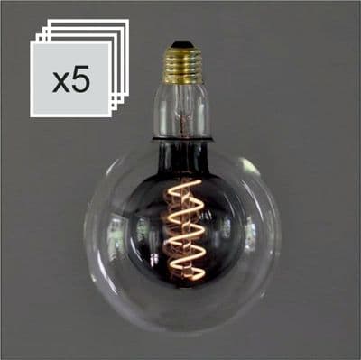 Gobi Fusion Large Globe E27 - Iron- Bulk Discount