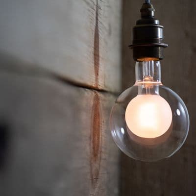 Gobi Fusion Medium Globe E27- Frost