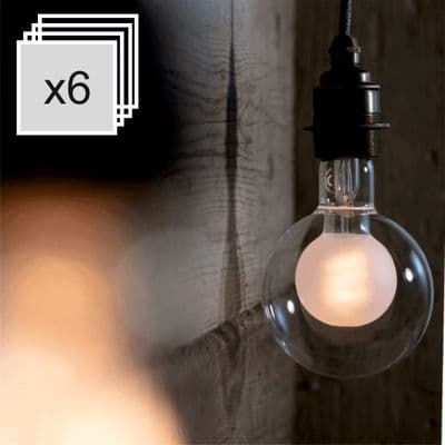 Gobi Fusion Medium Globe E27 - Frost - Bulk Discount