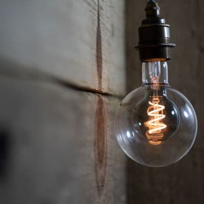 Gobi Fusion Medium Globe E27 - Iron