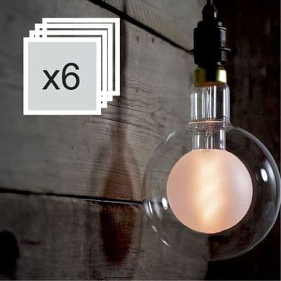 Gobi Fusion X Large Globe  E27- Frost - Bulk Discount