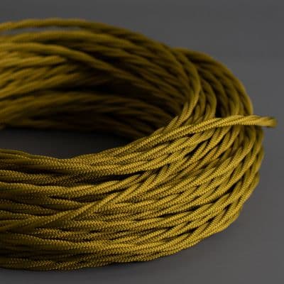 GOLDEN POND Braided Fabric Lighting Cable SATIN SHEEN