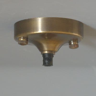 Gothic Ceiling Rose - Antique Brass