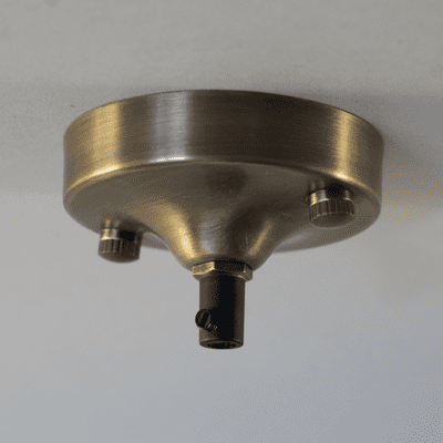 Gothic Ceiling Rose - Antique Brass