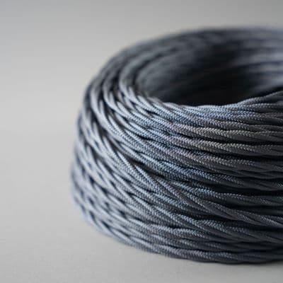 GRAPHITE Braided Fabric Lighting Cable