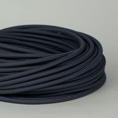 GRAPHITE Round Fabric Lighting Cable