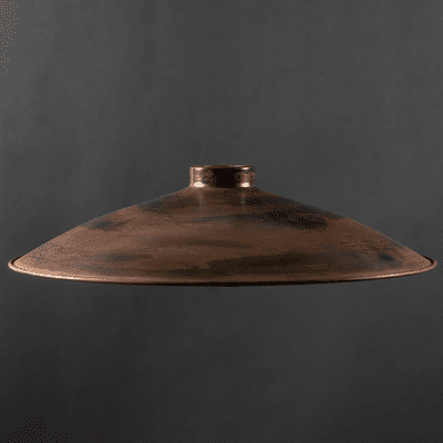 Lamp Shade Santiago Large Blackened Rust