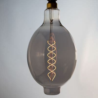 Large Lemon LED E27 Spiral